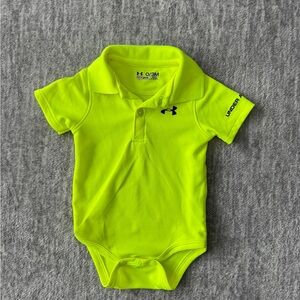 Under Armour Bright Yellow Infant Bodysuit